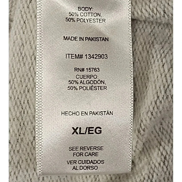 Vtg Champion Authentic Athletic Apparel Gray Embroidered Front Logo Sweatshirt - Picture 8 of 9